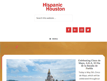 Tablet Screenshot of hispanichouston.com